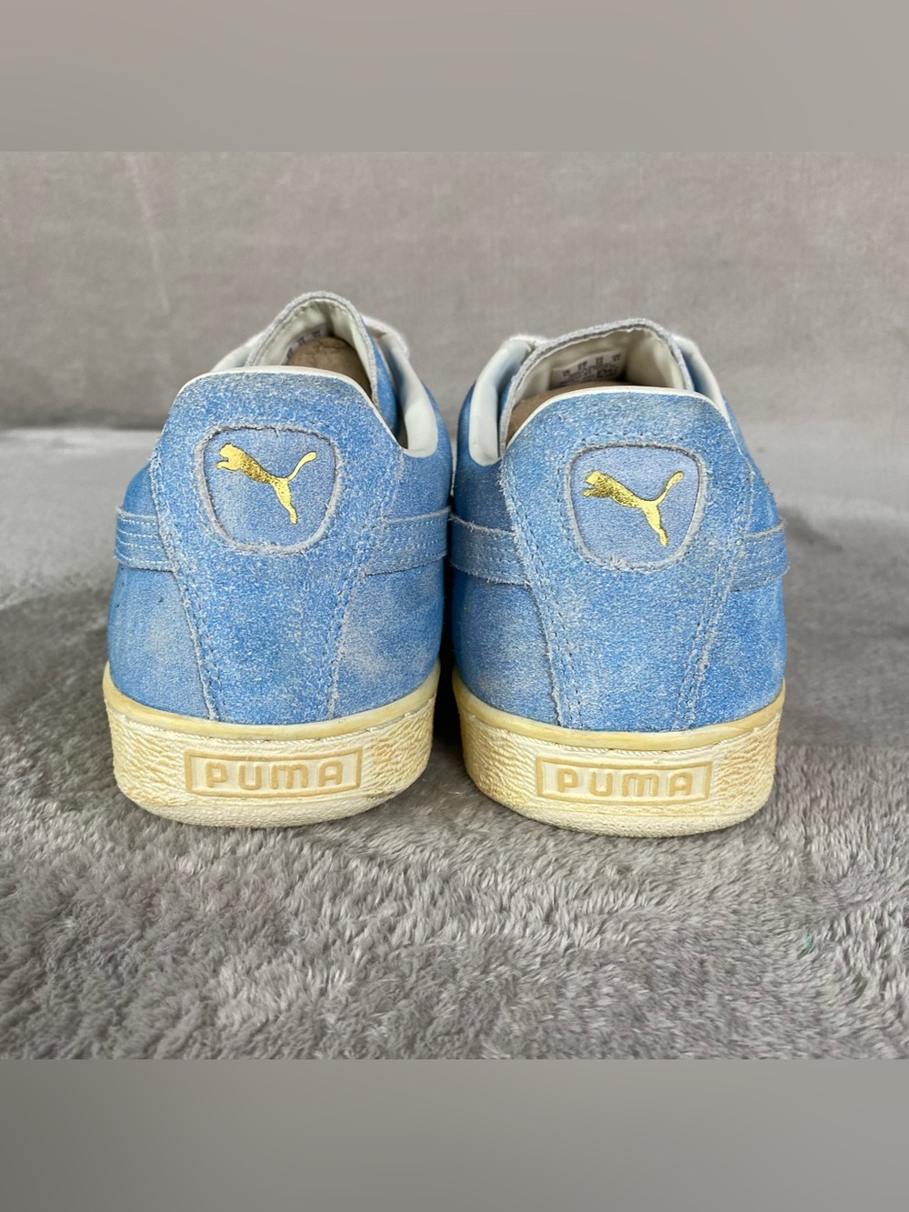 Puma Faded Suede 399654-01 Mens Sneakers Size 13 Blue Athletic Shoes NEW - Picture 7 of 10